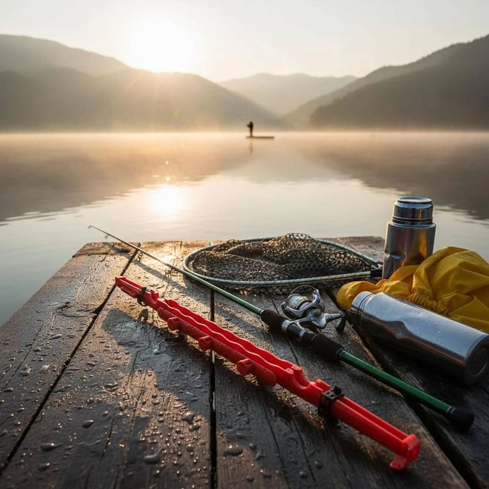 Fishing Rod Combo - Carretel de Pesca de Plástico Portátil