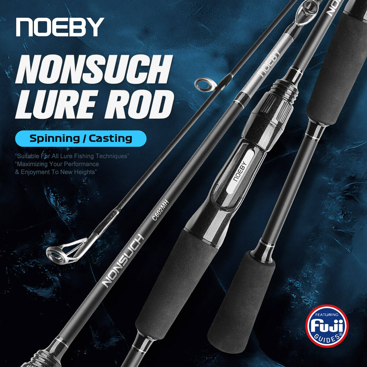Vara de Pesca NOEBY 1.83m 1.98 - Fishing Rod Surf avaliação e preço