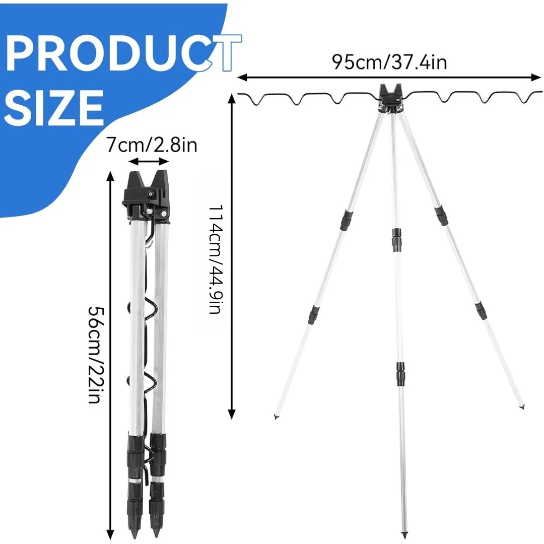 Suporte Tripé para Vara de Pes - Fishing Rod Telescopic avaliação e preço