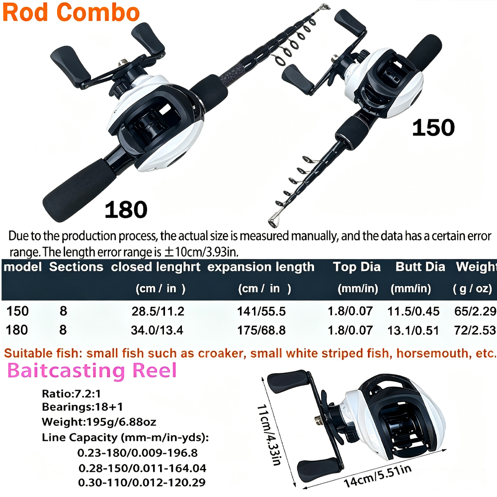 Conjunto de Vara de Pesca Tele - Fishing Rod Spinning avaliação e preço